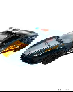 Masinuta Politie Die-Cast, 10 cm