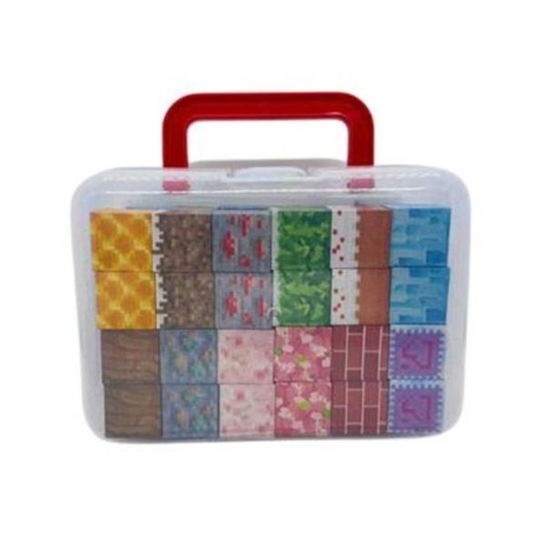 Set Cuburi Magnetice Minecraft, 96 Bucati