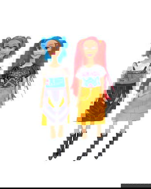 Set 2 Papusi K-Pop cu Articulatii Mobile, 30 cm &ndash; Zoey si Mira