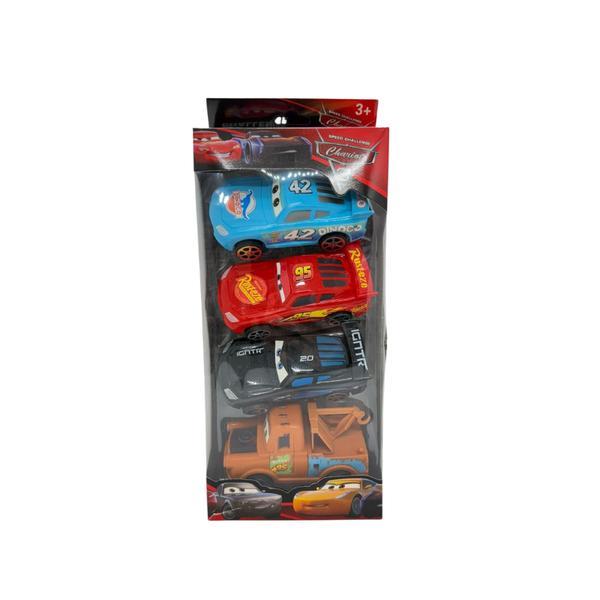Set 4 Masinute Cars, 13 cm - Masini Curse pentru Copii