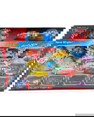 Set Masinute Cars, 12 Bucati - Masinute Metalice 5 cm