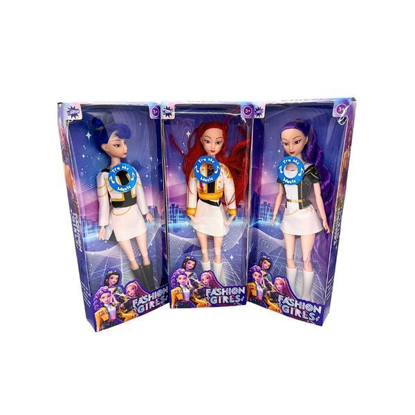 Set 3 Papusi K-Pop Muzicale, 30 cm &ndash; Fashion Girls Rumi, Zoe si Mira