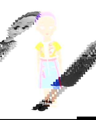 Papusa K-Pop Rumi cu Articulatii Mobile, 28 cm