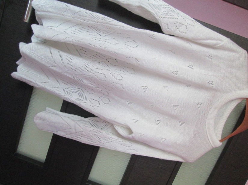 bluza alba fina dame M