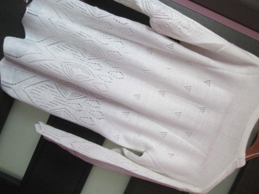 bluza alba fina dame M