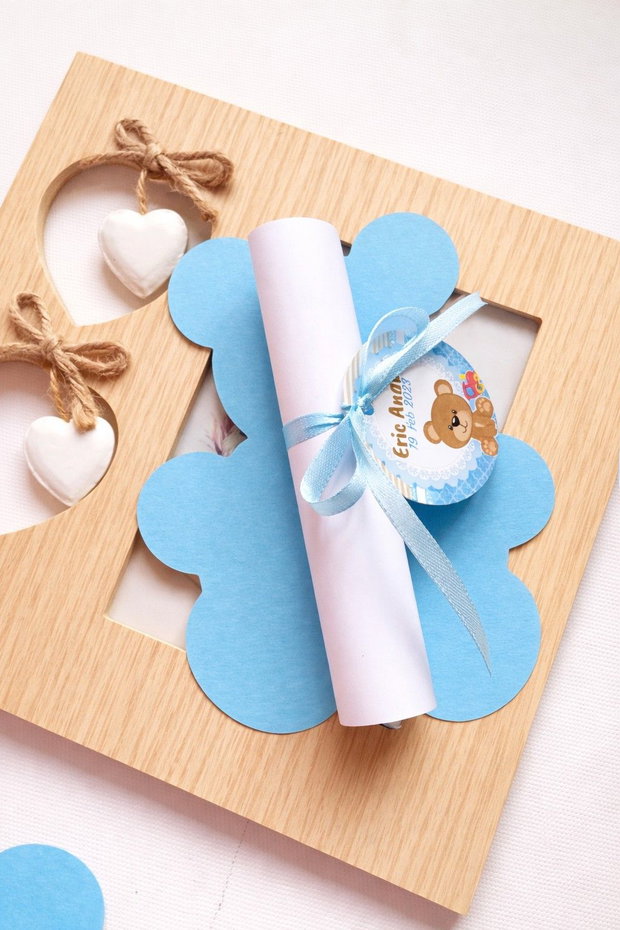 Invitații botez Ursuleț