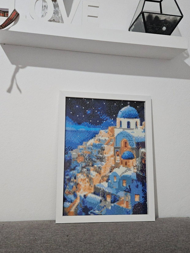 Tablou diamante Grecia - Finalizat