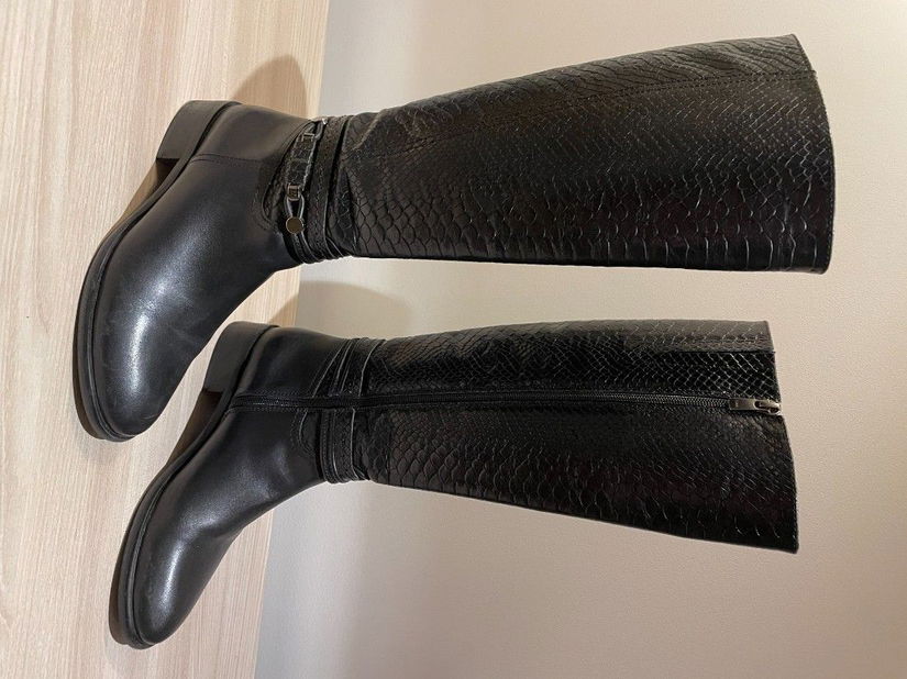 Cizme Caspian Sea din piele naturală