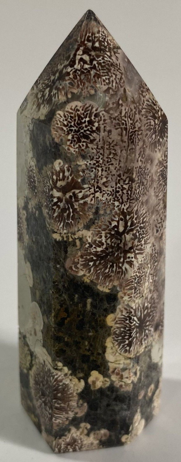 Jasp Sakura - Obelisc piatra semipretioasa
