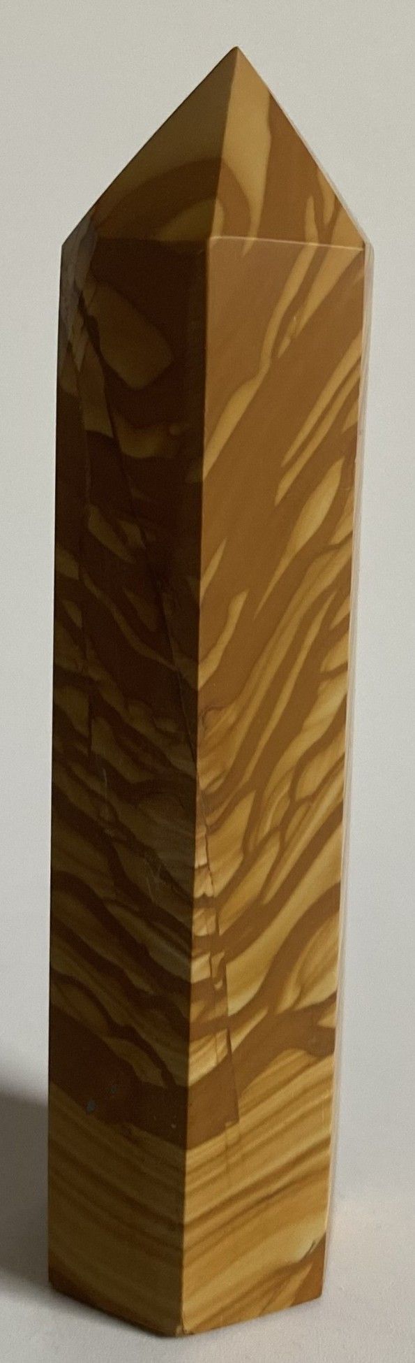 Jasp Peisaj Woodgrain - Obelisc piatra semipretioasa