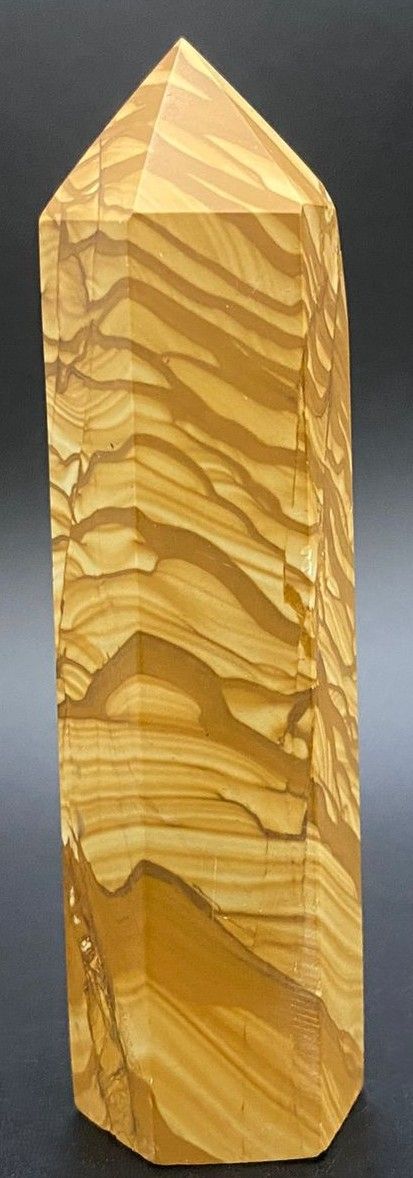 Jasp Peisaj Woodgrain - Obelisc piatra semipretioasa