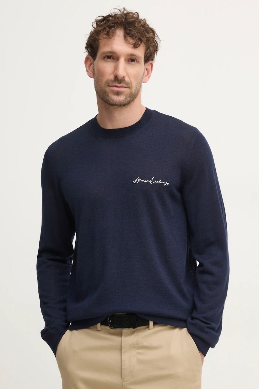 Armani Exchange pulover de lana