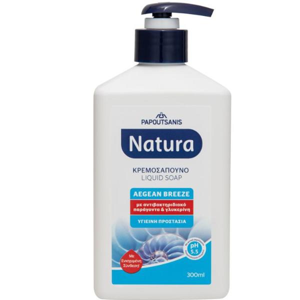 Sapun Lichid pentru Maini - Natura Aegean Breeze Lichid Soap, 300 ml
