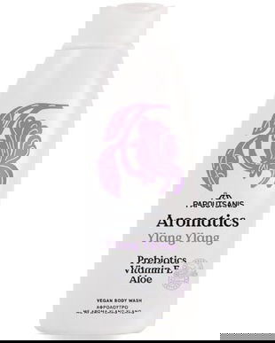 Gel de Dus 100% Vegan cu Parfum de Ylang Ylang - Papoutsanis Aromatics Ylang Ylang Vegan Body Wash, 650 ml