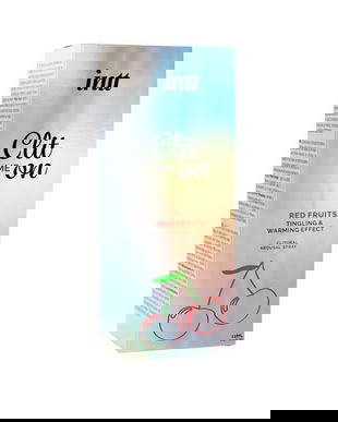 Spray stimulator clitoridian Intt cu fructe rosii, cu efect de incalzire si furnicaturi 15 ml