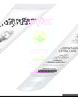 Crema de Maini Extra Care cu SPF 10 - Farmec Hand Cream, 100 ml