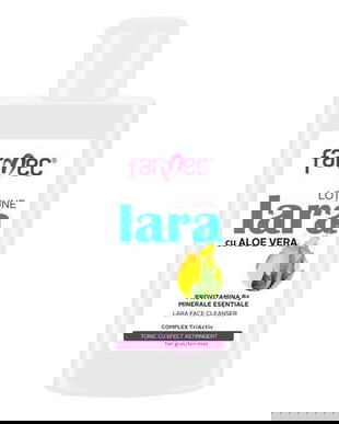 Lotiune Tonica Lara cu Aloe Vera - Farmec Lara Face Cleanser, 150 ml