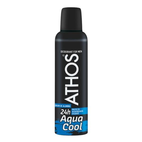 Deodorant Spray pentru Barbati - Farmec Athos Aqua Cool 24 H, 150 ml