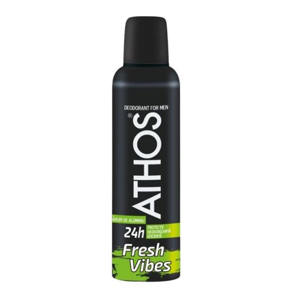 Deodorant Spray pentru Barbati - Farmec Athos Fresh Vibes 24 H, 150 ml