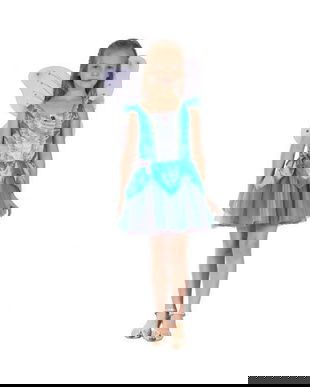 Costum carnaval Zana Mov pentru copii, marime 110/120 cm ( 4-6 ani)