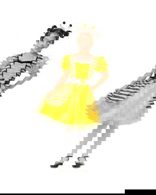 Costum carnaval Albinuta pentru copii, marime 110/120 cm ( 4 -6 ani)