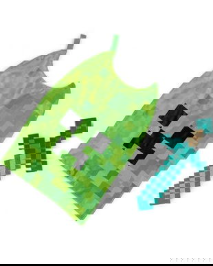 Set petrecere Minecraft pentru copii, sabie si pelerina