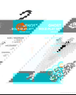 Costum carnaval Fantoma pentru copii 4 - 6 ani  (110-120 cm)