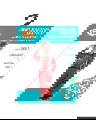 Costum carnaval Pilot de curse pentru copii, 3-4 ani ( 92-104 cm)