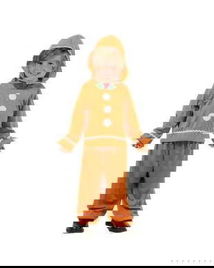 Costum carnaval Turta Dulce pentru copii, marime 92/104 cm, (3-4 Ani)