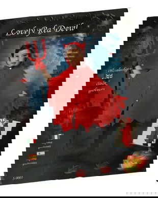 Costum carnaval Diavol pentru copii 100/110 cm (4 - 6 ani)