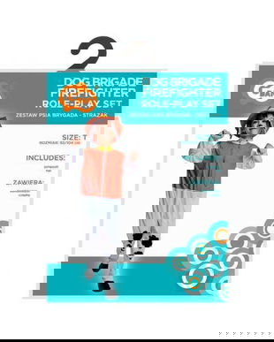 Costum carnval Dog Brigade (Pompier - Marshall),marime 92-104 cm (3-4 Ani)