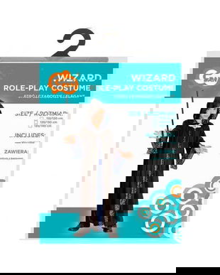 Costum carnaval de vrajitor petru copii, roba cu gluga marime 130 /140 (9-10 Ani)