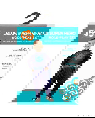 Costum carnaval de supererou pentru copii, Super Hero 98-104 cm (2-4 Ani)