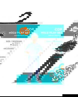 Costum politist pentru copii 7-8 ani (120/130 cm)