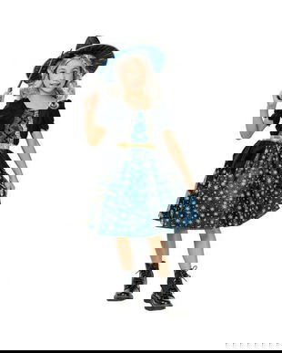 Costum carnaval vrajitoare pentru copii, marime 120 - 130 cm (7-8 Ani)