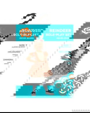 Costum carnaval model Caprioara pentru fete 92-104 cm (3-4 Ani)