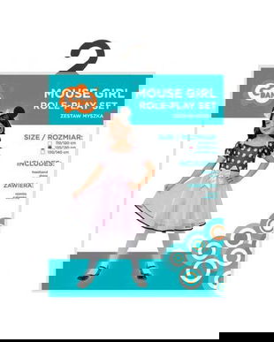 Costum carnaval Minnie Mouse roz pentru copii, 7-9 ani ( 120/130 cm)