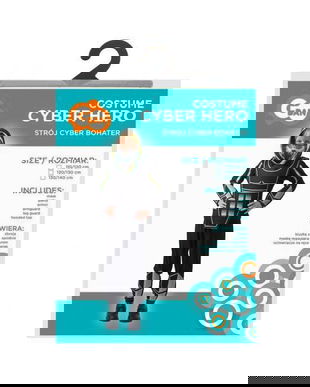 Costum carnaval Cyber Hero pentru copii 5-6 ani 110/120 cm