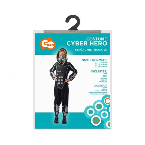 Costum carnaval Cyber Hero pentru copii 5-6 ani 110/120 cm