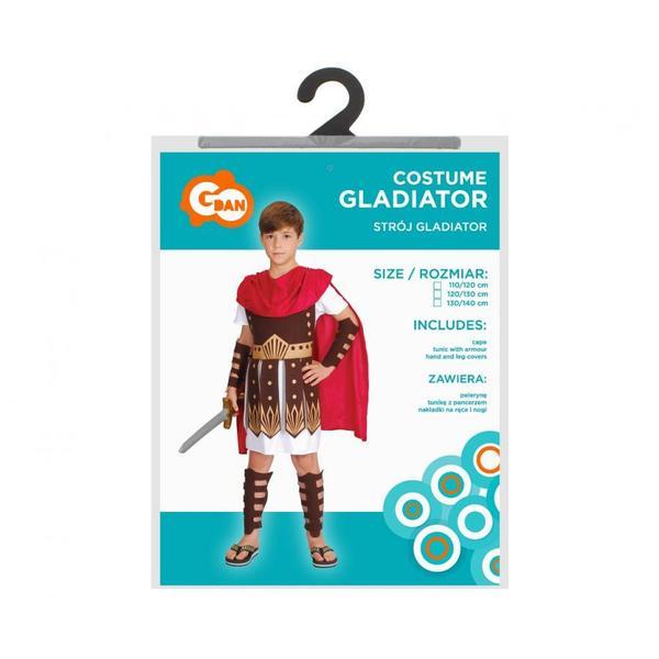 Costum carnaval Gladiator pentru copii, marime 120 / 130 cm