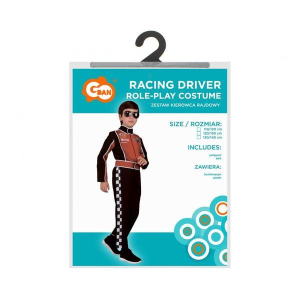 Costum copii Pilot de curse, 110-120 cm, 4-6 ani