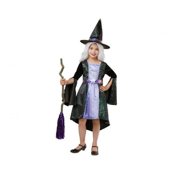 Costum carnaval Vrajitoare, Celestial Purple Witch, 130 - 140 cm