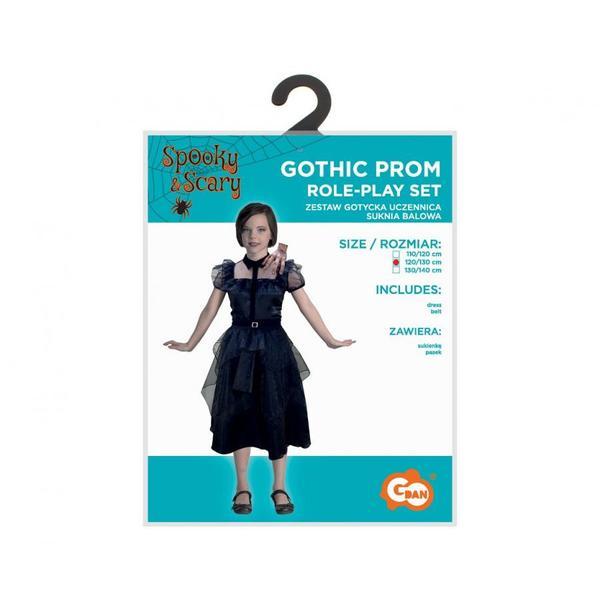 Costum carnaval gotic pentru fete, 120 -130 cm