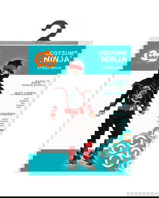 Costum carnaval Ninja pentru copii, marime 92/104 cm