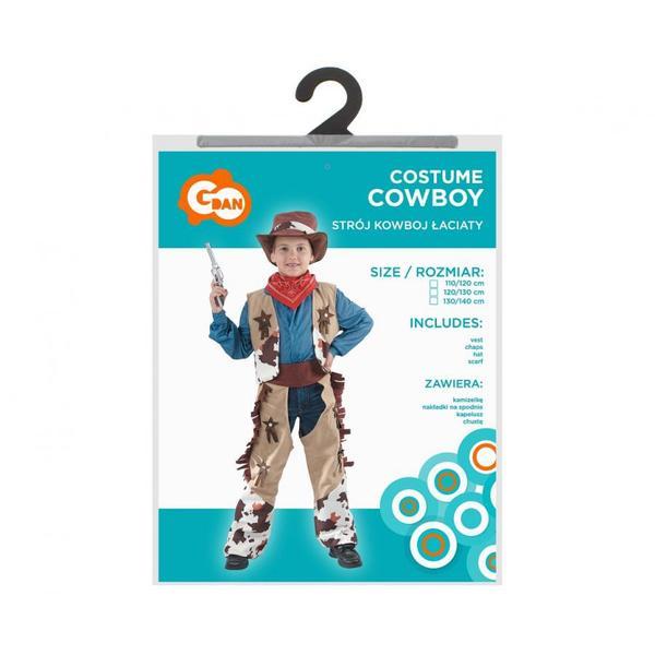 Costum carnaval Cowboy  pentru copii, 5 - 6 ani ( 110/120 cm)
