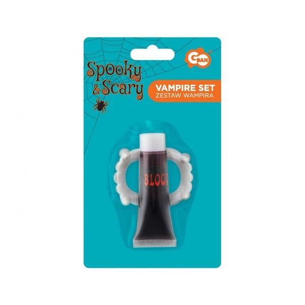 Set Dinti vampir cu sange fals