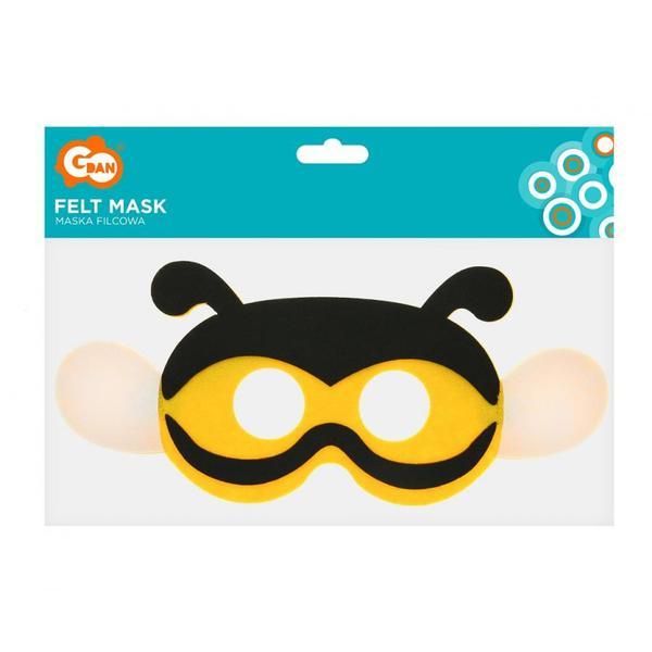 Masca din pasla, Albina, 25x11 cm