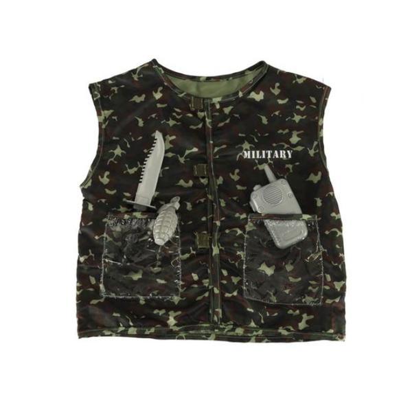 Costum carnaval Militar cu accesorii, 3-8 ani