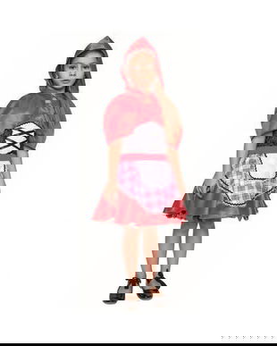 Costum Scufita Rosie, marimea S (120 cm - 130 cm)