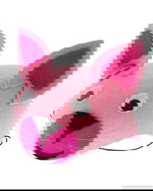 Palarie din fetru catelus roz